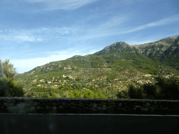 Mountains west of Deià, viewed from the rental car on the Ma-10 road