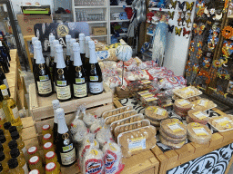 Local products at the shop at the ground floor of the Tierra Guanche restaurant