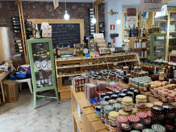 Interior of the shop at the ground floor of the Tierra Guanche restaurant
