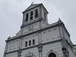 Facade of the Iglesia De San Bartolome De Las Lagunetas church at the Calle José Gil Rivero street