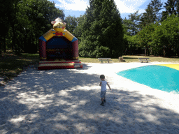 Max at the large playground at Zoo Veldhoven