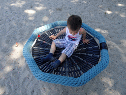 Max at the large playground at Zoo Veldhoven