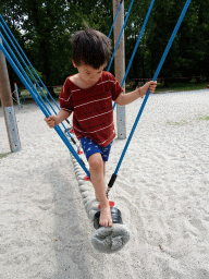 Max at the large playground at Zoo Veldhoven