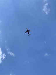 Airplane flying over Zoo Veldhoven