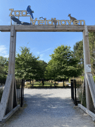 Entrance gate to Zoo Veldhoven at the Wintelresedijk street