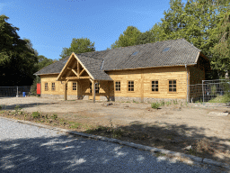 New building at the entrance to Zoo Veldhoven, under construction