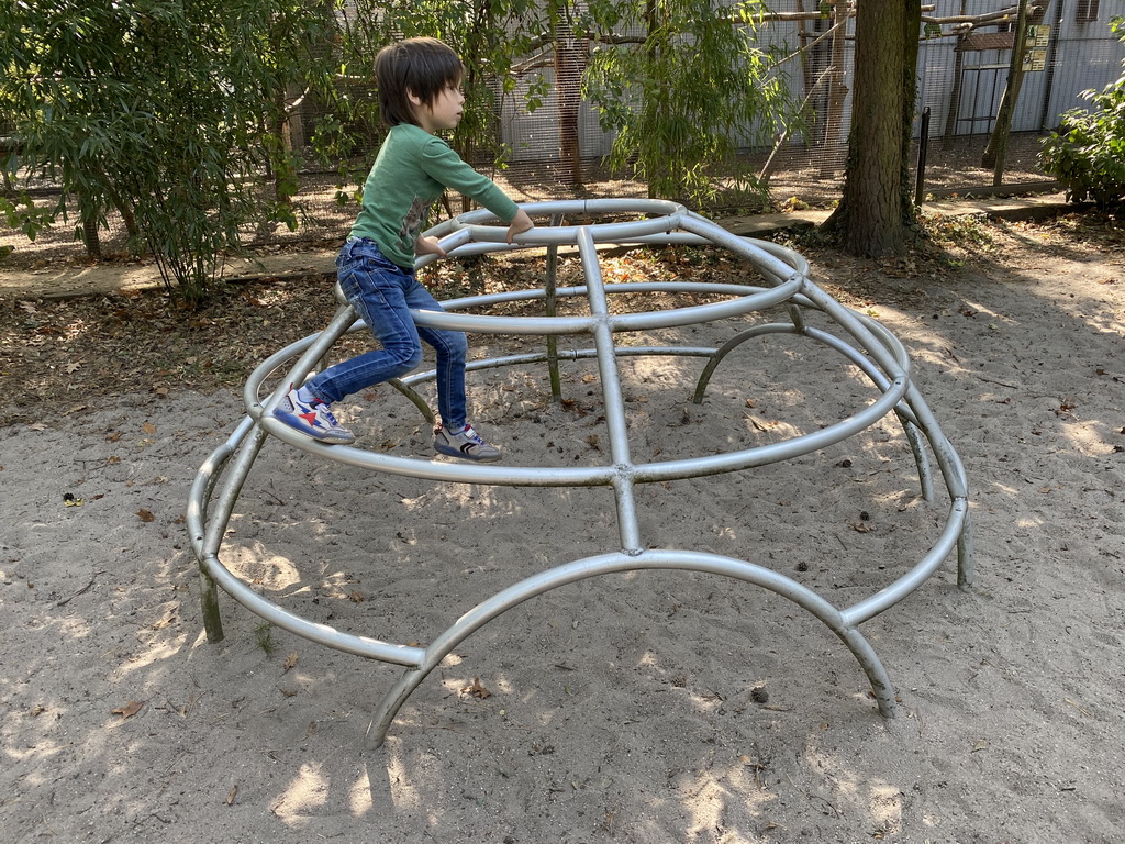 Max at a playground at Zoo Veldhoven