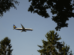 Airplane flying over Zoo Veldhoven