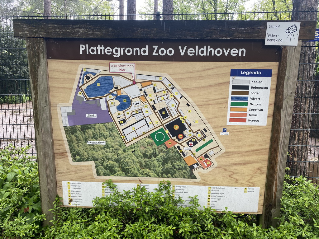 Map of Zoo Veldhoven
