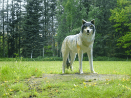Wolf statue at Zoo Veldhoven