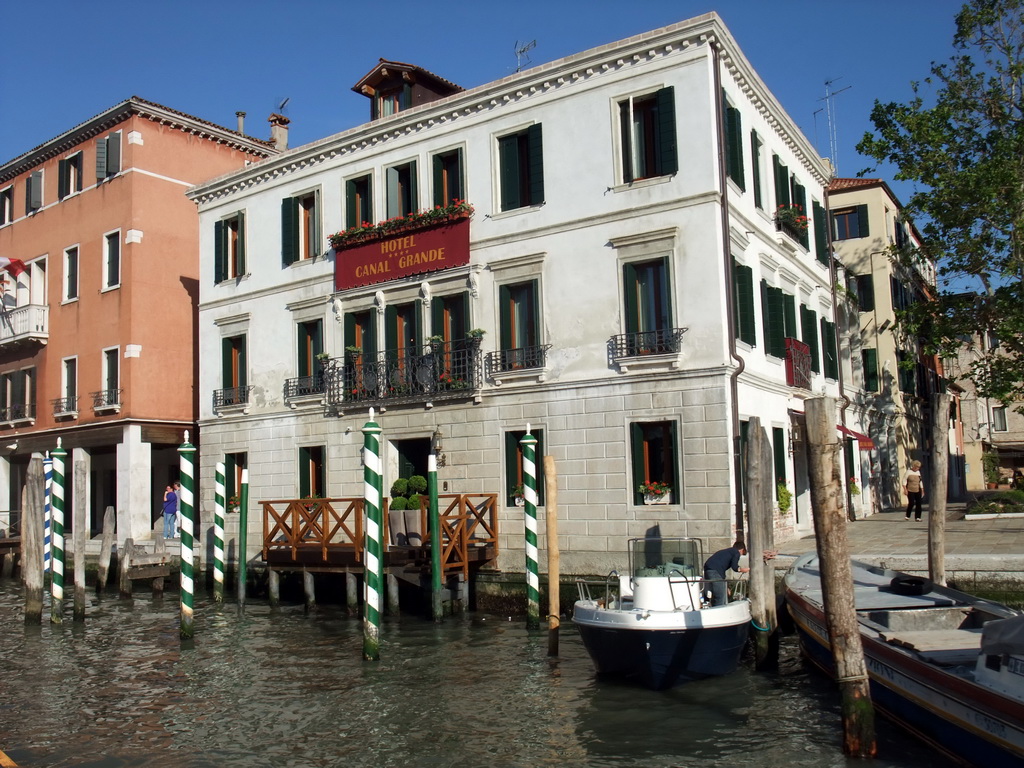 The Hotel Canal Grande, viewed from the Canal Grande ferry