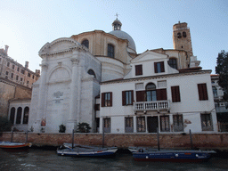 The Chiesa di San Geremia church and the Palazzo Labia palace, viewed from the Canal Grande ferry
