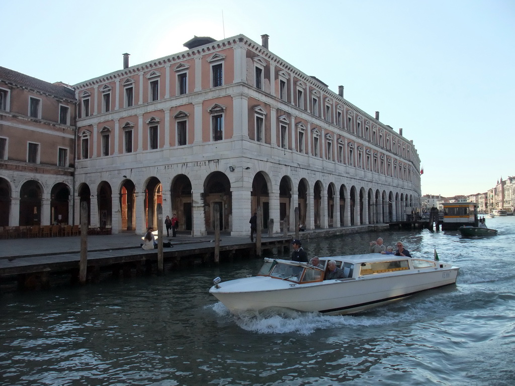 The Fabbriche Nuove building, viewed from the Canal Grande ferry