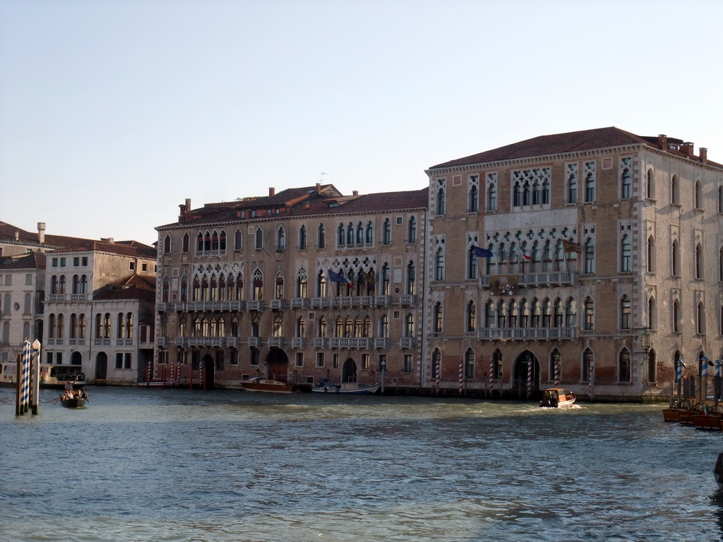 Buildings at the Canal Grande, viewed from the Canal Grande ferry