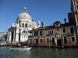 The Santa Maria della Salute church, viewed from the Canal Grande ferry