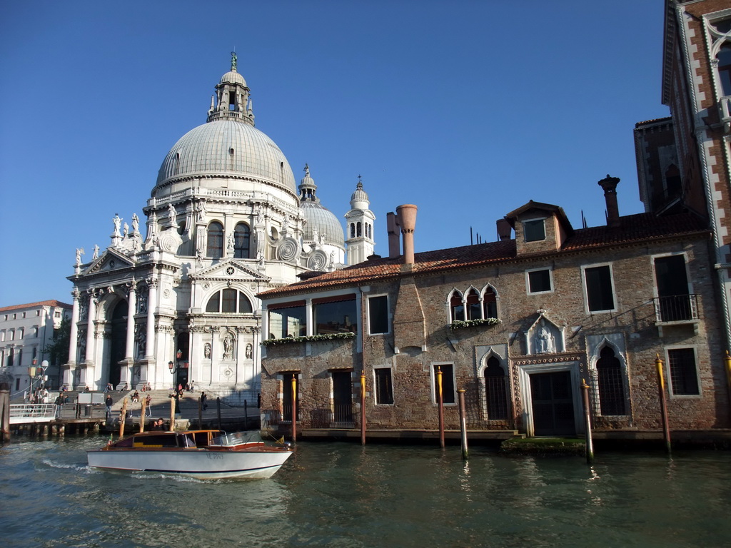 The Santa Maria della Salute church, viewed from the Canal Grande ferry