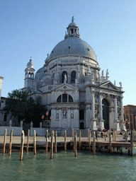 The Santa Maria della Salute church, viewed from the Canal Grande ferry