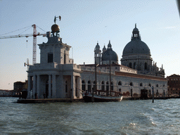 The Punta della Dogana point with the Santa Maria della Salute church, viewed from the Canal Grande ferry