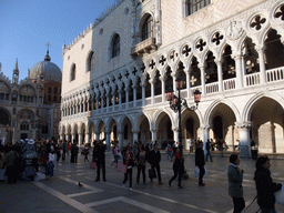 The Piazzetta San Marco square with the Basilica di San Marco church and the Palazzo Ducale palace