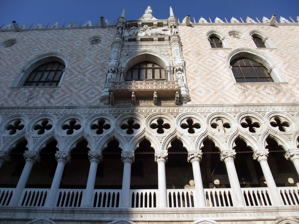 Facade of the Palazzo Ducale palace