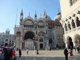 The Piazzetta San Marco square with the Basilica di San Marco church, the Clock Tower and the Palazzo Ducale palace