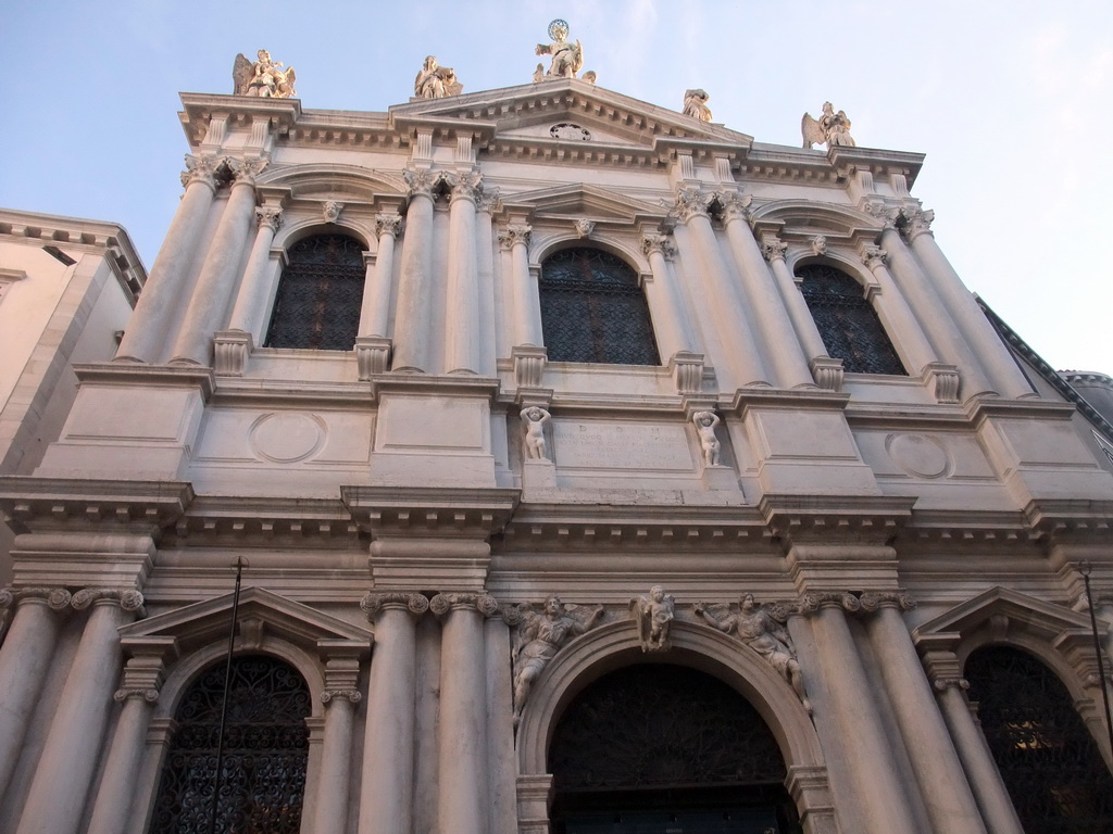 Facade of the Scuola Grande di San Teodoro building at the Campo San Salvador square