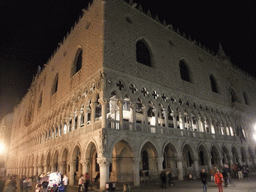 The Palazzo Ducale palace at the Piazzetta San Marco square, by night