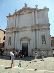 Front of the Chiesa di San Tomà church at the Campo San Tomà square