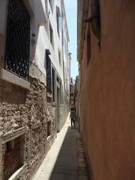 The Calle Traghetto Vecchio street