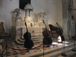 Musical instruments in the Chiesa di San Maurizio church