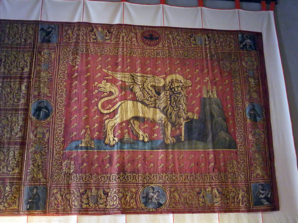 Right part of a tapestry at the Museo Correr museum at the Procuratie Nuove building