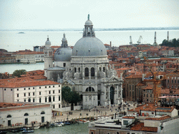 The Santa Maria della Salute church, viewed from the Campanile Tower of the Basilica di San Marco church