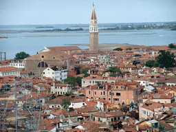 The Chiesa di San Francesco della Vigna church and the Chiesa di San Lorenzo church and surroundings, viewed from the Campanile Tower of the Basilica di San Marco church