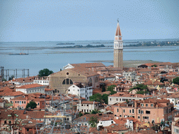 The Chiesa di San Francesco della Vigna church and the Chiesa di San Lorenzo church and surroundings, viewed from the Campanile Tower of the Basilica di San Marco church