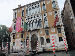 The Palazzo Cavalli-Franchetti palace at the Canal Grande, viewed from the Canal Grande ferry