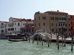 The Canal Grande and the Fondamenta Croce bridge over the Rio dei Tolentini river