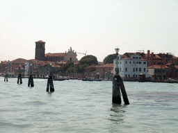 The Gesuiti Island with the Chiesa di Santa Maria Assunta church, viewed from the ferry to Murano