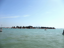 The Isola di San Michele island, viewed from the ferry to Murano