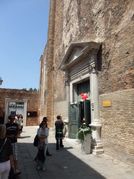 Front gate of the Chiesa di San Pietro Martire church at the Murano islands