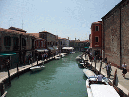 South side of the Rio dei Vetrai river at the Murano islands, viewed from the Ponte San Pietro Martire bridge