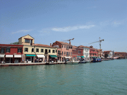 Boats in the Canal Grande at the Murano islands