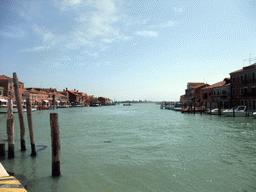 The southeast side of the Canal Grande at the Murano islands