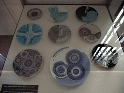 Glass plates at the Museo del Vetro museum at the Murano islands