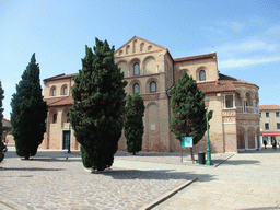 The Basilica di Santa Maria e Donato church at the Campo San Donato square at the Murano islands