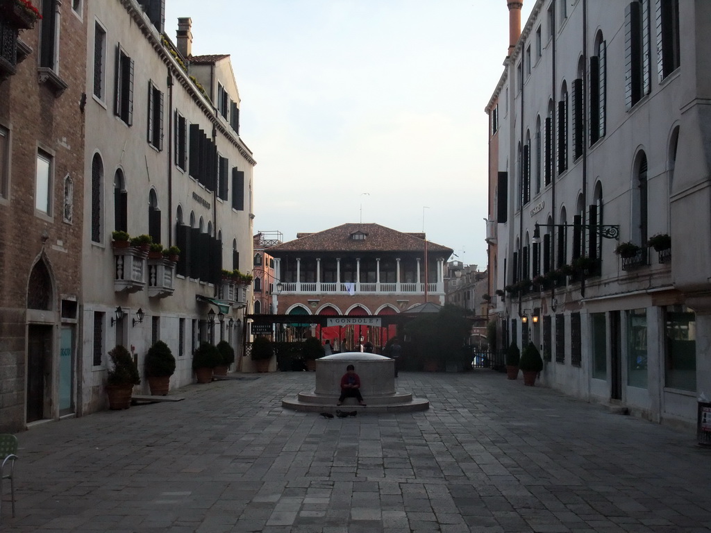 The Campo Santa Sofia square and the front of the Rialto Pescheria fish market