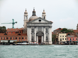 The Canal della Giudecca and the Chiesa dei Gesuati church, viewed from the ferry