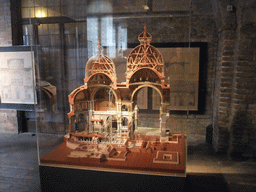 Scale model of the Basilica di San Marco church, at the narthex of the Basilica di San Marco church