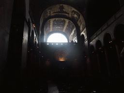 The nave and narthex of the Basilica di San Marco church