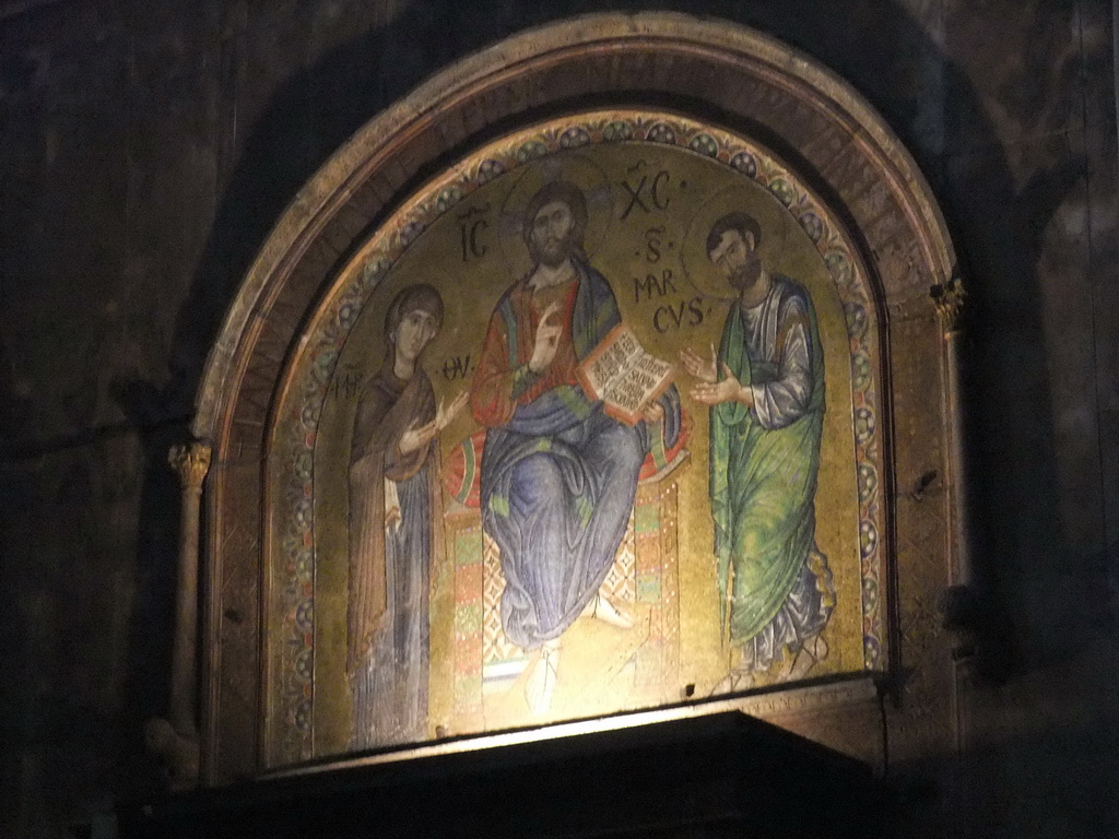 Painting at the Basilica di San Marco church