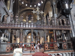 The choir, apse and altar of the Basilica di San Marco church